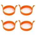 thumbnail image 1 of 4" Silicone Egg & Pancake Rings - 4 Pack, 1 of 5