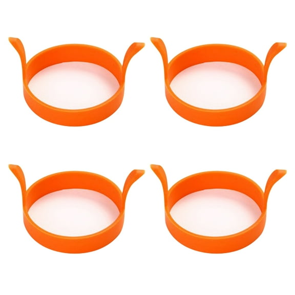 Silicone egg rings for fried eggs, non-stick egg cooking