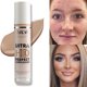thumbnail image 3 of JIN Base de maquillaje líquida correctora de cobertura total de 9 tonos, base de maquillaje de alta cobertura, base de maquillaje en cojín, base en crema, mate natural, 3 of 5