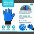 thumbnail image 2 of Pet Grooming Gloves | Deshedding Glove for Easy, Mess-Free Grooming | Grooming Mitt for Dogs, Cats, Rabbits & Horses with Long/Short/Curly Hair | Pet Hair Gloves for Pet Hair Removal, 2 of 5