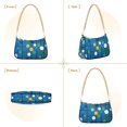 thumbnail image 7 of FORMRS Womens Shoulder Bag with Chain Strap Clutch Purse Cute Tote Handbag, Blue Abstract, 7 of 7