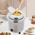 thumbnail image 4 of Soup Warmers, Commercial Soup Kettle, Food Warmers, 13L Stainless Steel Insert Pot Temperature Control, Buffet Food Warmer Soup Heater with Flip-top Lid, for Catering,Restaurants and Large Family, 4 of 8