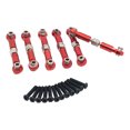 thumbnail image 1 of Xingzhi Ensemble de Biellettes de Direction pour Véhicules Routiers 1/18 18301 RC Upgrade Part Red, 1 of 6