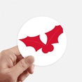 thumbnail image 1 of mas Autocollant de Festival Rouge Rond pour Mur Valise Ordinateur Portable Étiquette Pare-Chocs, 1 of 1