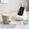 thumbnail image 3 of 1pc Simple Advanced Vertical Rabbit Phone Stand, Home Decoration Living Room, Study, TV Cabinet, And Office Desktop Decoration, Home Decor, Room Decor, 3 of 5
