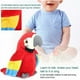 thumbnail image 5 of Loro parlante, divertido juguete de peluche con función de repetición, peluche con alas, pájaro de peluche que ondea, loro parlante de peluche para niños, rojo, 5 of 5