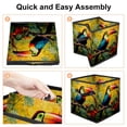 thumbnail image 4 of Toucan Foldable Storage Containers Bins with Handle, 10.8"x10.5"x10.6", Large Capacity Storage Basket, 4 of 6