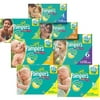 pampers baby dry diapers super pack, newborn, 112 count