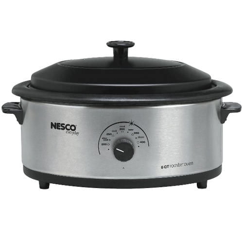 Nesco 6 Qt. S/Steel Roaster, Nescote NonStick Cookwell