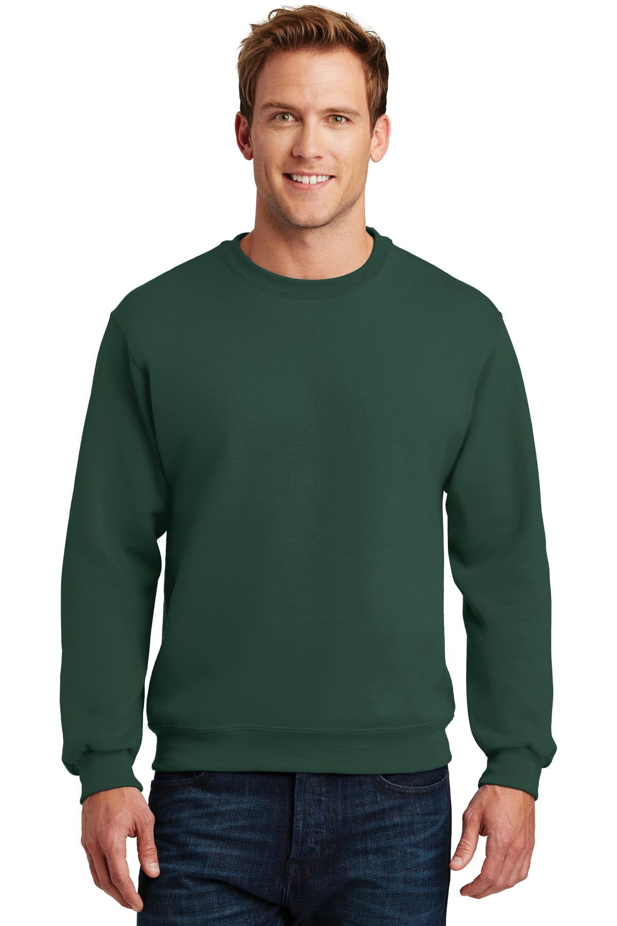 Jerzees Men's Nublend Super Sweats Fleece Crewneck Sweatshirt - Walmart.com