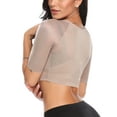 thumbnail image 5 of MISS MOLY Women's Shapewear Tops Wear Your Own Bra Short Sleeve Slim Crop Top Shaper Slimmer, 5 of 5