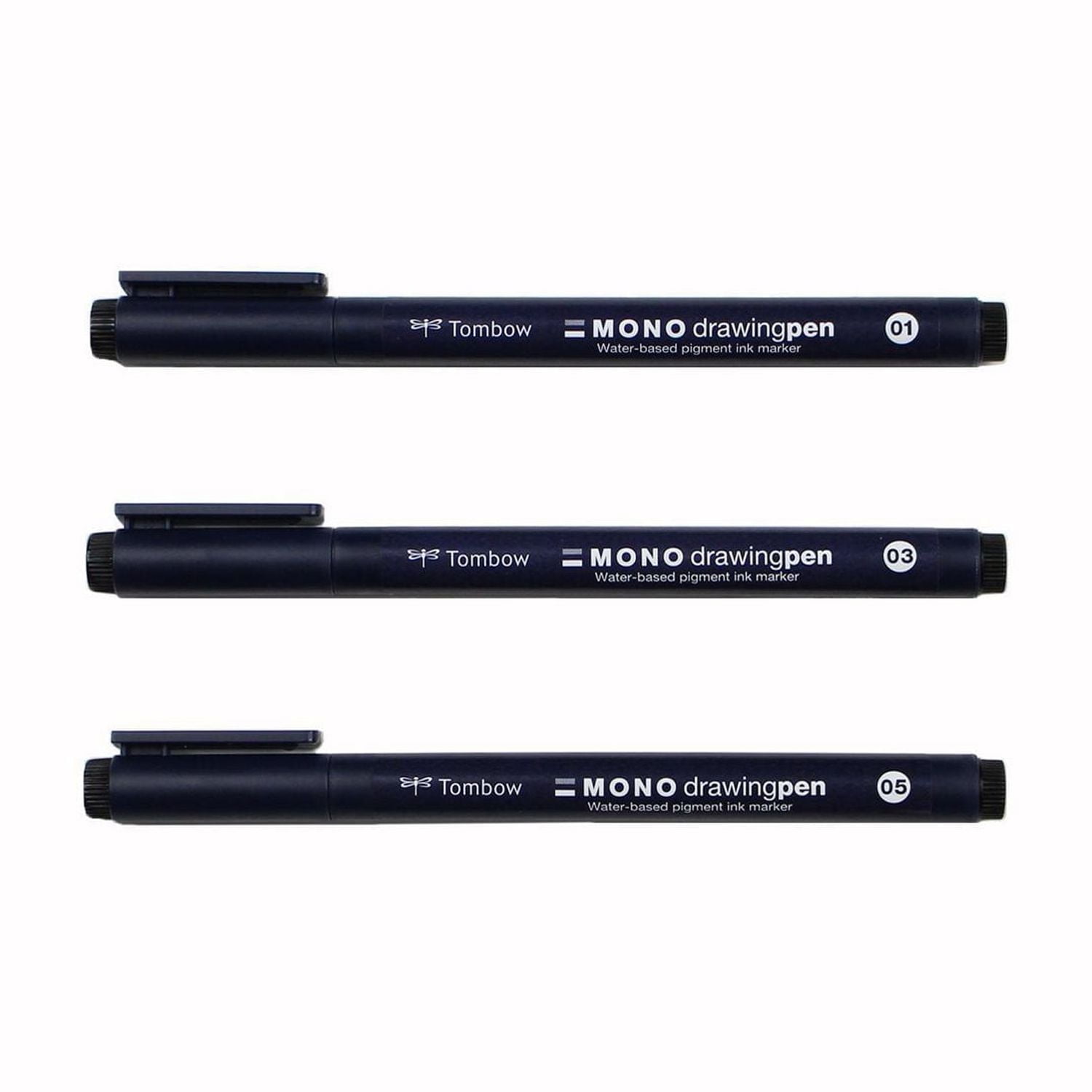 Tombow MONO Drawing Pen, 3-Pack