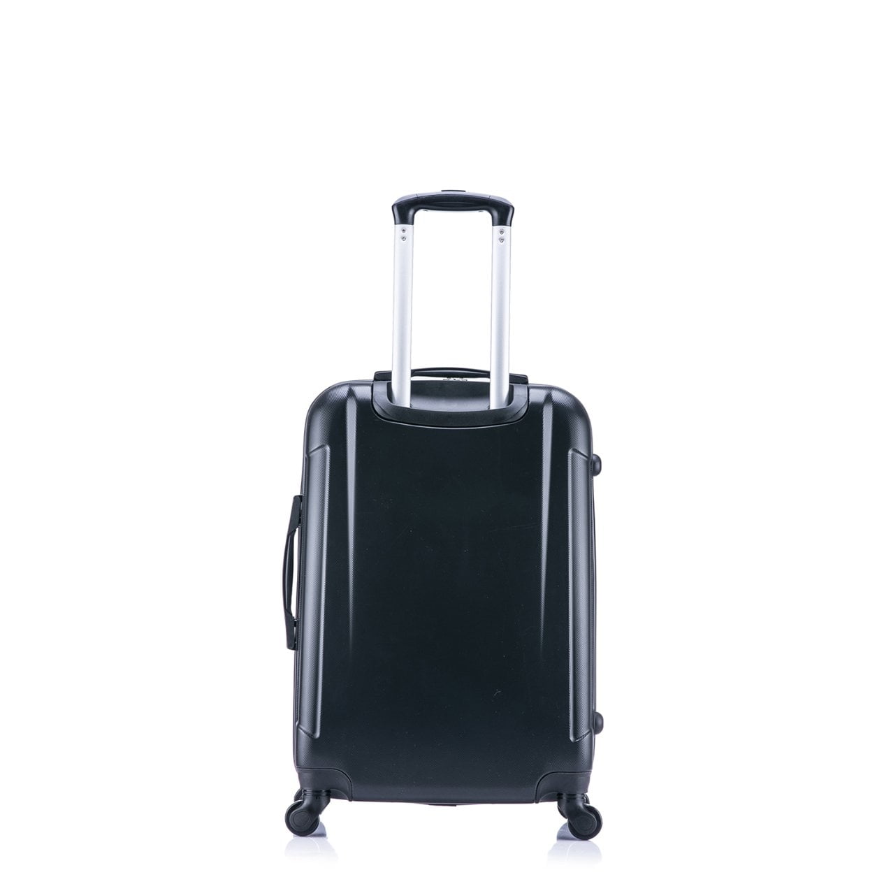 InUSA Pilot 20" Hardside Lightweight Luggage with Spinner Wheels, Handle, and Trolley, Black