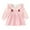 Pink, variant on Antinious Girls Outer Frock Girls Frock Dress Long Sleeve Lapel Corduroy Plaid Suspender Patchwork Dress,Toddler Girls Outer Dress,Kids Party Dress,Pink,100