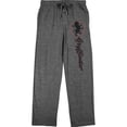 thumbnail image 5 of Harry Potter Gryffindor Lion Emblem Men's Graphite Heather Sleep Pajama Pants-3X-Large, 5 of 7