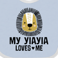 thumbnail image 4 of Inktastic My YiaYia Loves Me Grandkids Boys Baby Bib, 4 of 4