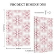 thumbnail image 3 of Daiia Christmas Snowflakes Pattern Decorator Wall Plate Child Safe Outlet Cover, Switch and Outlet Covers,Size 1-Gang 5.0" x3.0" , Polycarbonate Thermoplastic-Style V, 3 of 6