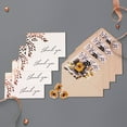 thumbnail image 4 of mudrit Thank You Cards (20 pcs) with 20 Envelopes & 20 Floral Stickers for Weddings and Bridal Shower , size - 4 x 6 inches, 4 of 5