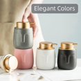 thumbnail image 5 of Unique Modern Soap Dispenser, Decorative Lotion Dispenser for Bathroom or Kitchen (White), 5 of 5