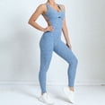 thumbnail image 1 of Mono de yoga fitness popular para mujer, ropa moldeadora de cuerpo de alta elasticidad que adelgaza la espalda, ropa deportiva sexy de una pieza que levanta las caderas, 1 of 6