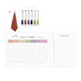 thumbnail image 4 of LCXmlly Magnetic Calendar Magnetic Calendar Kit Scratch proof Dry Erase Fridge Weekly Planner, 4 of 8