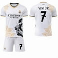 thumbnail image 1 of 25267 Vinicius 5 Bellingham 9 Mbappe Real Madrid Serpent Blanc Édition Commémorative Spéciale Maillot de Football Ensemble 25 Real Madrid Serpent Blanc 7 Winnie the Socks SetM, 1 of 2