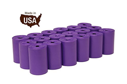 purple dog poop bags