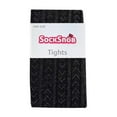 thumbnail image 2 of Shiny Tights for Women | Sock Snob | Chevron Pattern | Glittery | Party Season, 2 of 2