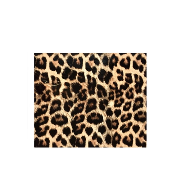 Bearachild 10x suministros de costura de retazos con estampado de leopardo, tocados de costura, telas acolchadas multifuncionales, tela DIY tipo 5 De coser tipo 3 Bearachild HA062137-03B