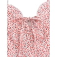 thumbnail image 6 of DYMADE Women Sexy Floral Suspender Bow Short Holiday Dress, 6 of 6