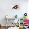 thumbnail image 3 of Stupell Industries Eclectic Centric Sneaker Splash White Framed Giclee Art, 18 x 12, by Creative Studio, 3 of 8