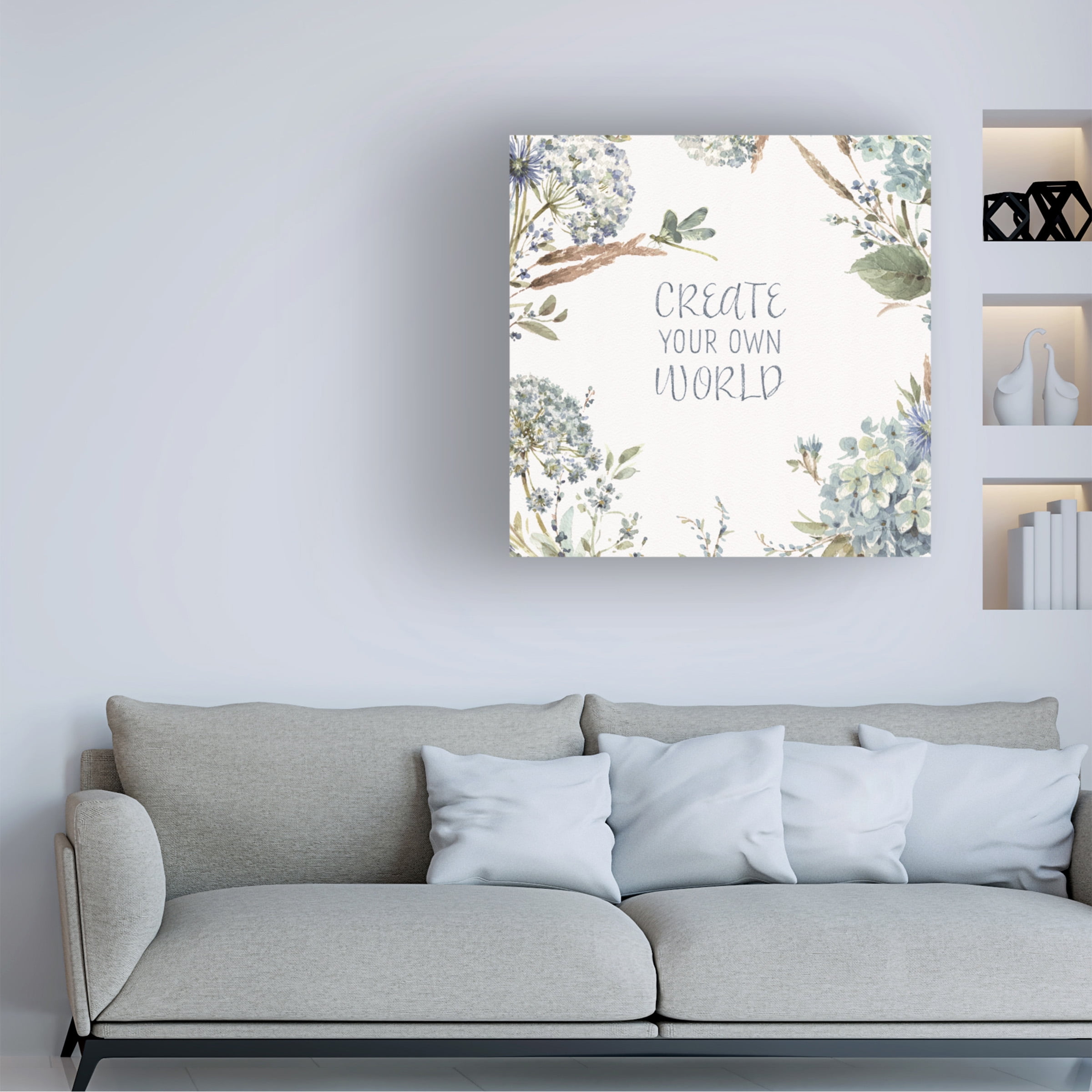 Lisa Audit 'Bohemian Blue 13' Canvas Art