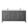 thumbnail image 7 of Wyndham Collection Wcv252572d-Qtz-Unsmxx Daria 72" Free Standing Double Basin Vanity Set -, 7 of 7