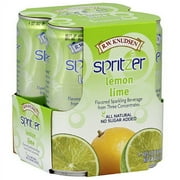 Knudsen Lemon Lime Sparkling Water, 10.5 oz, 4ct (Pack of 6)