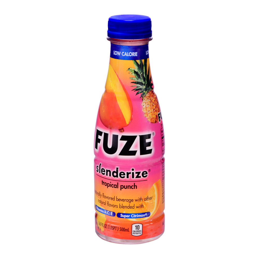 Fuze Slenderize Tropical Punch Beverage, 16.9 Fl. Oz. - image 4 of 9