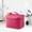 Hot Pink, variant on Portable Makeup Bag Large Capacity | Travel Cosmetic Case Hanging Toiletry Organizer | Waterproof Wash Pouch for Essentials | High-End Girls Accessories Storage Box | Multipurpose Handbag 22x15x16cm