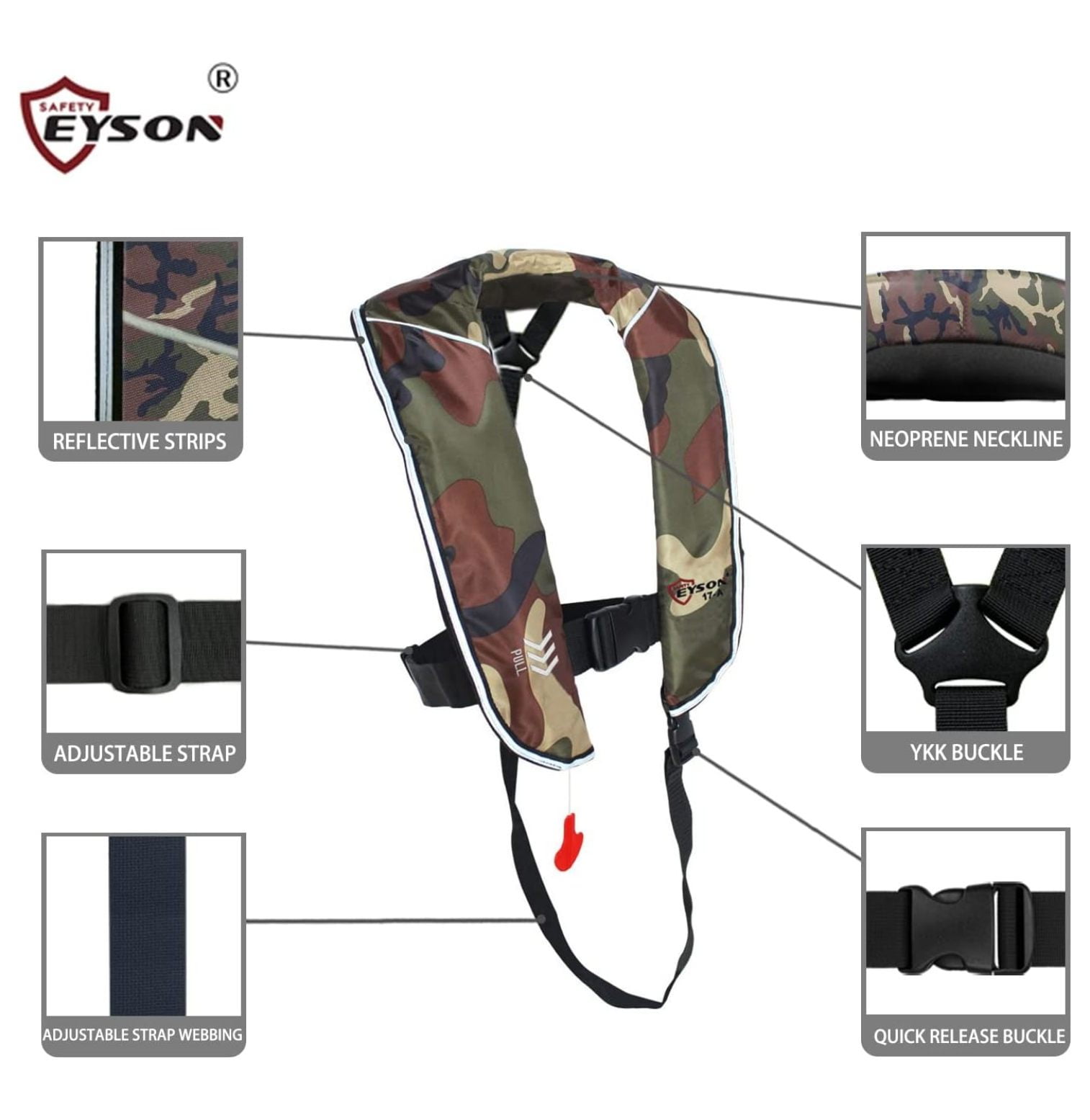 Inflatable Life Inflatable Life Vest for Child Classic Automatic