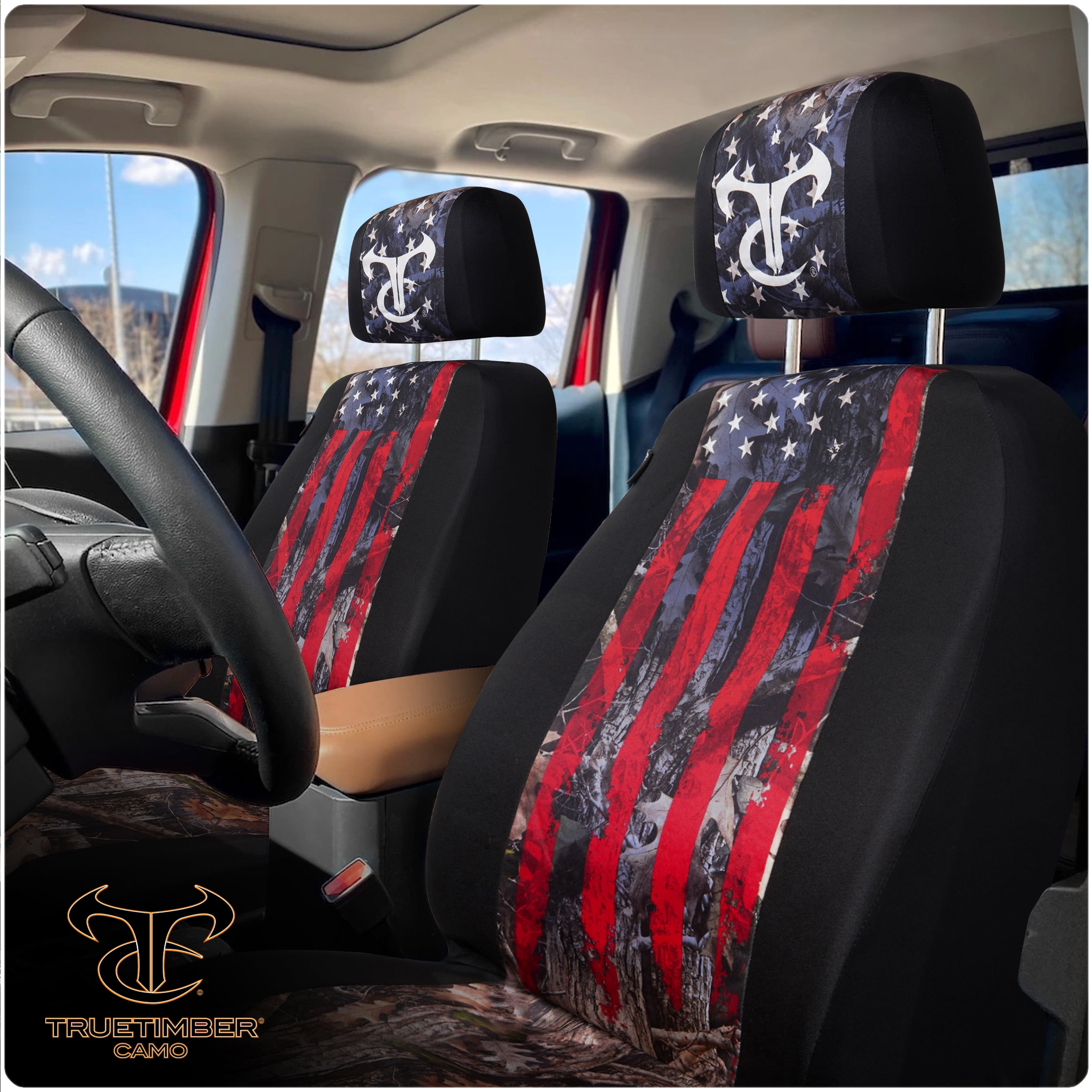 TrueTimber 2-Piece Kanati Freedom Truck Seat Covers, 43704WDI