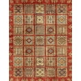 thumbnail image 1 of Ahgly Tapis Rectangulaire Abstrait Tomate Rouge Lavable en Machine, 5 Pieds x 7 Pieds, 1 of 7