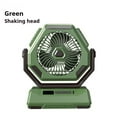 thumbnail image 6 of Amacok 3 Speeds Travel Rechargeable Camping Fan, Quiet Outdoor Desk Table Fan, 6000Mah Tent Fan Quiet Beach Fan with LED Lighting, for Tent, 6 of 6