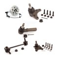 thumbnail image 1 of Transit Auto Kit de Stabilisateur de Barre de Direction avant Droite (Côté Passager) Roulement Supérieur Rotule Inférieure Tige de Liaison Extérieure & Oscillation (5 Pcs) pour Voiture Chevrolet Colorado GMC Canyon 4WD avec Ressorts avant à Bobine K7T-107614, 1 of 11