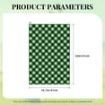 thumbnail image 4 of Picia Green Argyle Plaid Microfiber Golf Towel (24" X 16") with Carabiner Clip, Waffle Pattern Hook - Golf Accessories and Gifts, Father's Day, Christmas, Birthday Gift, 4 of 8