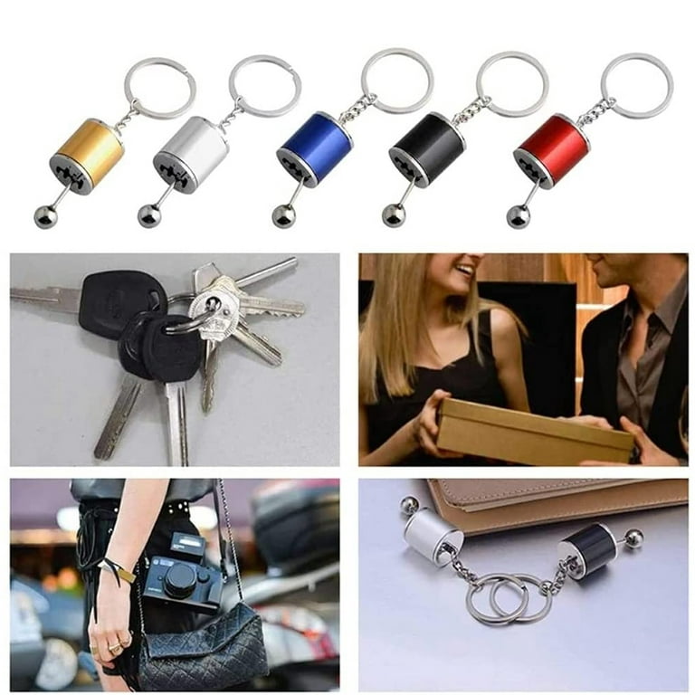Cute Leather Car Keychains For Women Men, Lion Key Ring Wrist