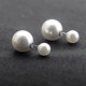 thumbnail image 3 of Elegant Double Sided Pearl Earrings With Front And Back Pearl Stud Earrings - 925 Sterling Silver Jewelry, 3 of 5