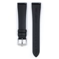 thumbnail image 3 of Hirsch Urbane Caoutchouc Watch Strap - Black - L - 22mm - Silver Buckle - Natural Rubber, 3 of 9