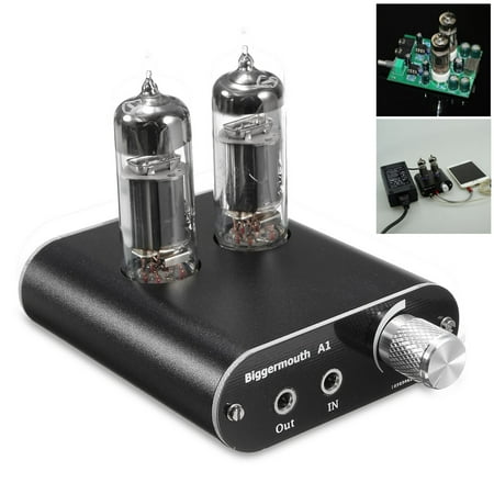Mini 6J5 Class A Vacuum Tube Buffer Headphone Amplifier sound amplifier Stereo HiFi Earphone (Best Value Tube Amp Stereo)