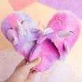 thumbnail image 5 of Rainbow Unicorn Slippers/Cute Fluffy Girls Slippers/Cozy Plush Indoor Outdoor Women Slippers/Best Unicorn Gifts, 5 of 6