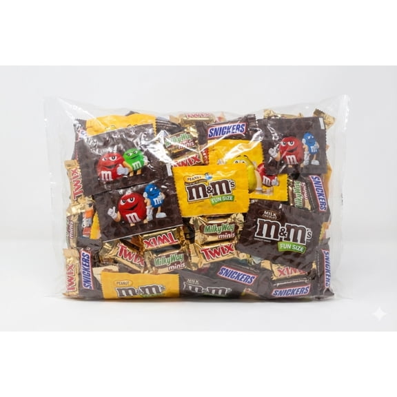 Assorted Chocolate Candy Mix – 5 Pound Bulk Variety Pack – Bulk Mini Chocolates Candy Bars Individually Wrapped – Party Candy, Office Snacks & Event Treats