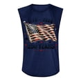 thumbnail image 4 of Youpwaven Men's USA 250th Anniversary Tank Top, Waving American Flag & Stars Graphic Muscle Shirt, Independence Day 1776-2026 Patriotic Sleeveless Tee S-3XL, 4 of 4