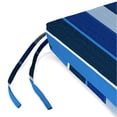 thumbnail image 4 of 17" x 19" Rectangular Outdoor Chair Pad Seat Cushion with Ties (2 Pack), 4 of 8